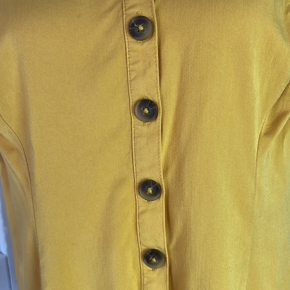 TORRID sz 2 TANK TOP MUSTARD YELLOW SWEETHEART NECKLINE ADJUSTABLE STAPS - Picture 4 of 12
